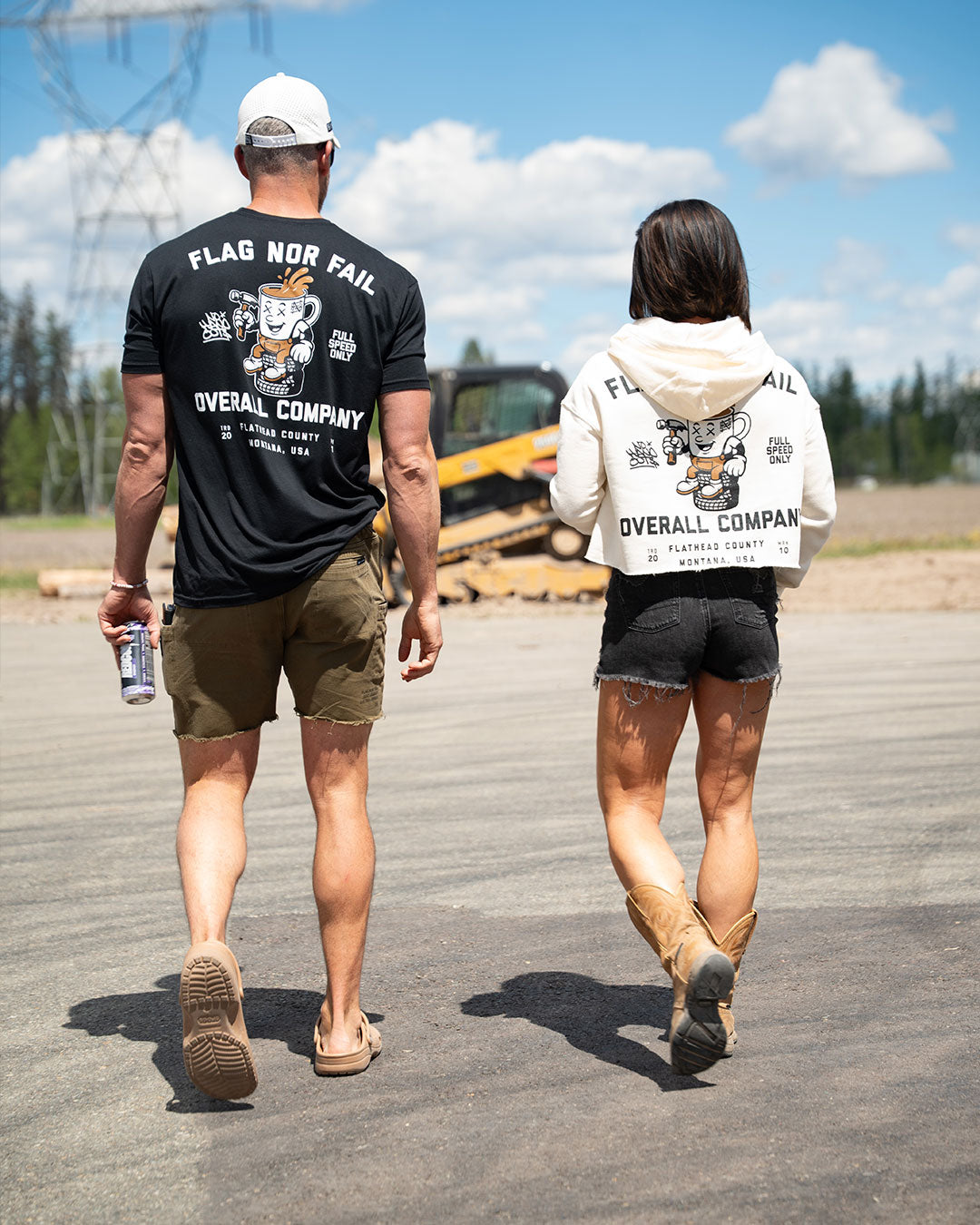 OVERALL SUPPLY TEE - BLACK