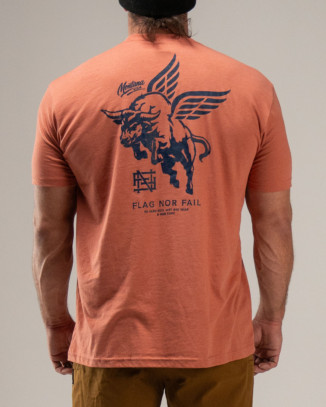 FLYING BULL TEE (BURNT ORANGE) - PREORDER