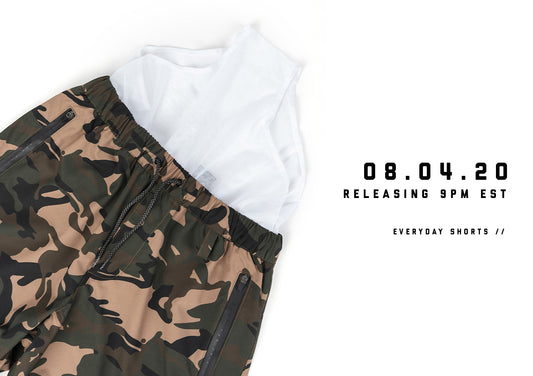 08.04.20 | MEN'S EVERYDAY SHORTS [CAMO]