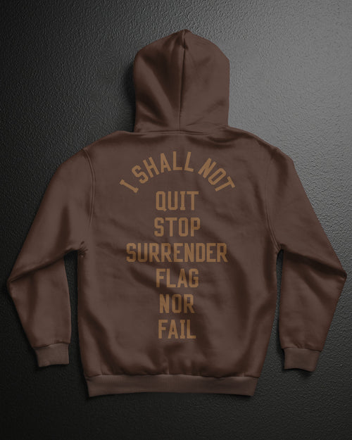 ANTHEM HOODIE - BROWN