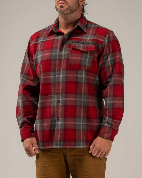 MEN'S FOREVER FLANNEL - BLOODSTONE