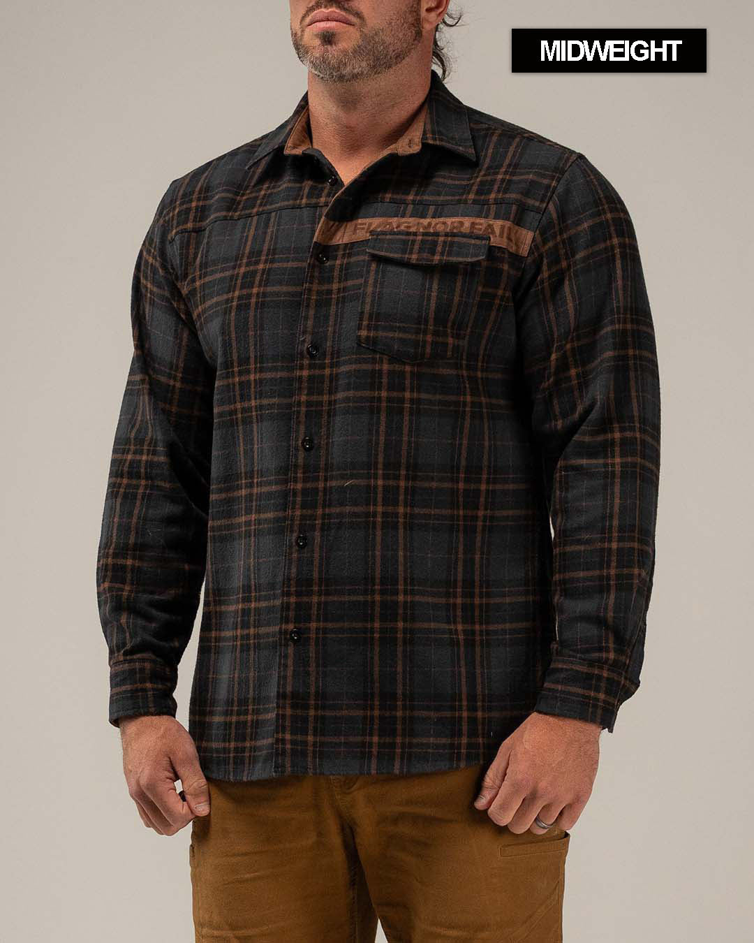 MIDWEIGHT FOREVER FLANNEL-NAVY