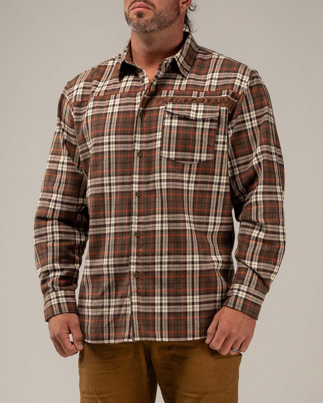 MEN'S FOREVER FLANNEL - ORANGE
