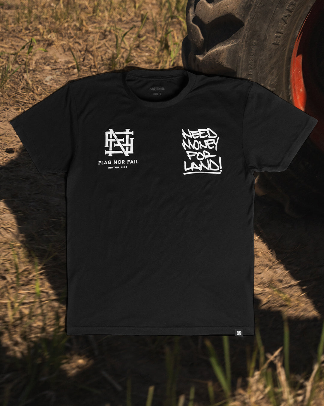 NEED MONEY FOR LAND SCRIPT TEE - BLACK