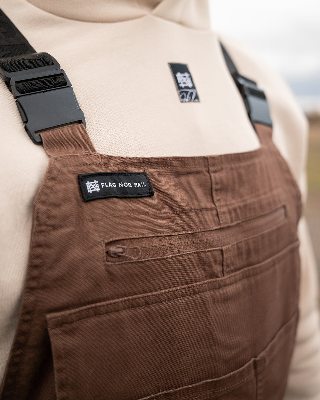 FOREVER OVERALLS - CHOCOLATE – FLAG NOR FAIL