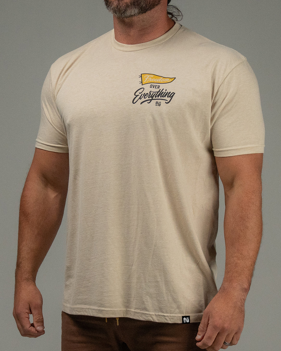 SUNRADER FREEDOM TEE - CREAM