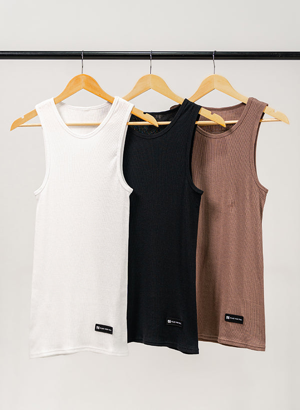 MENS RIBBED TANK BUNDLE