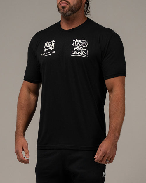 NEED MONEY FOR LAND SCRIPT TEE - BLACK