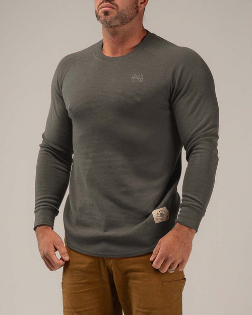MEN'S FOREVER LIGHTWEIGHT THERMAL - OLIVE GREY