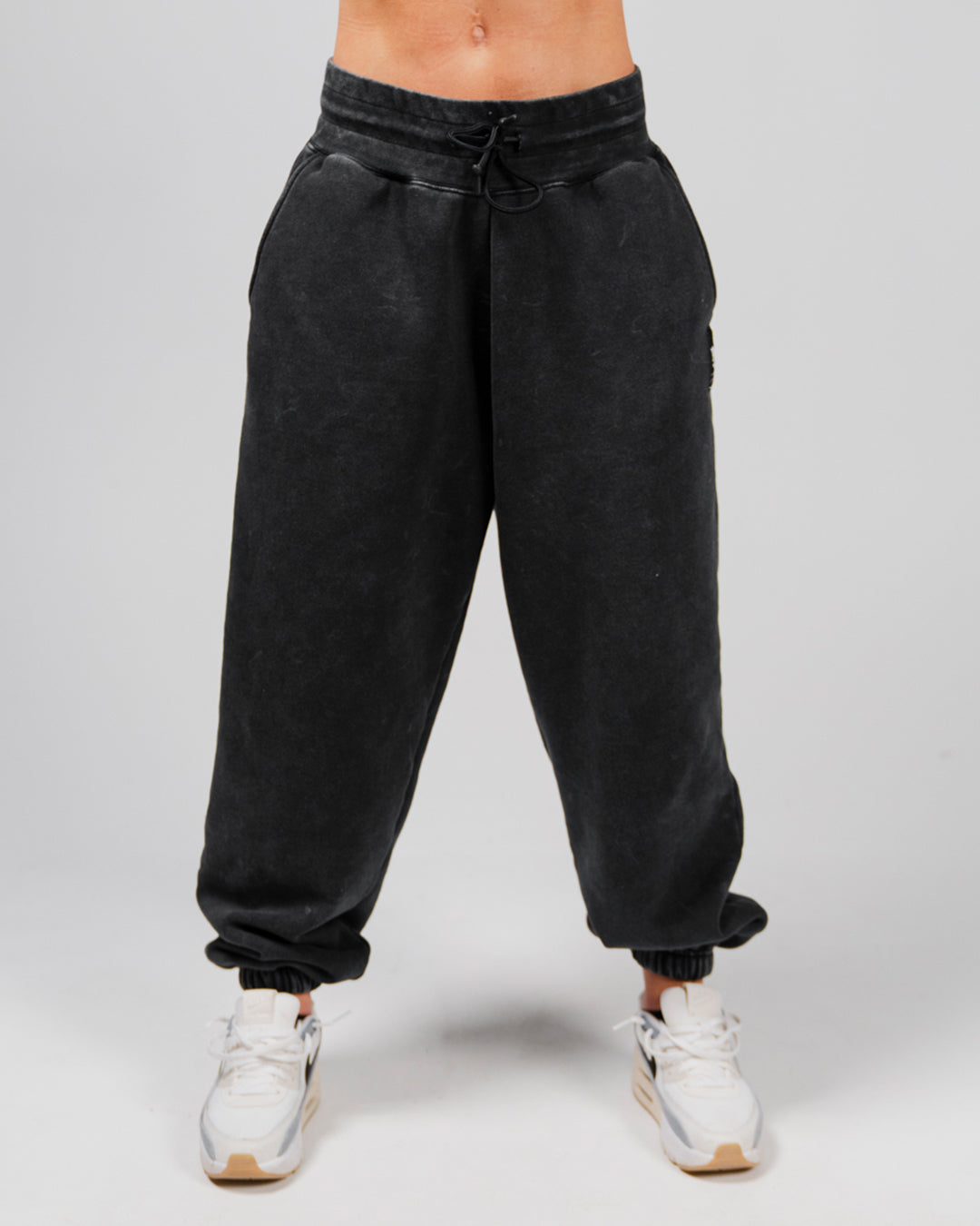 WOMENS OVERSIZED SWEATPANTS - ACID WASH