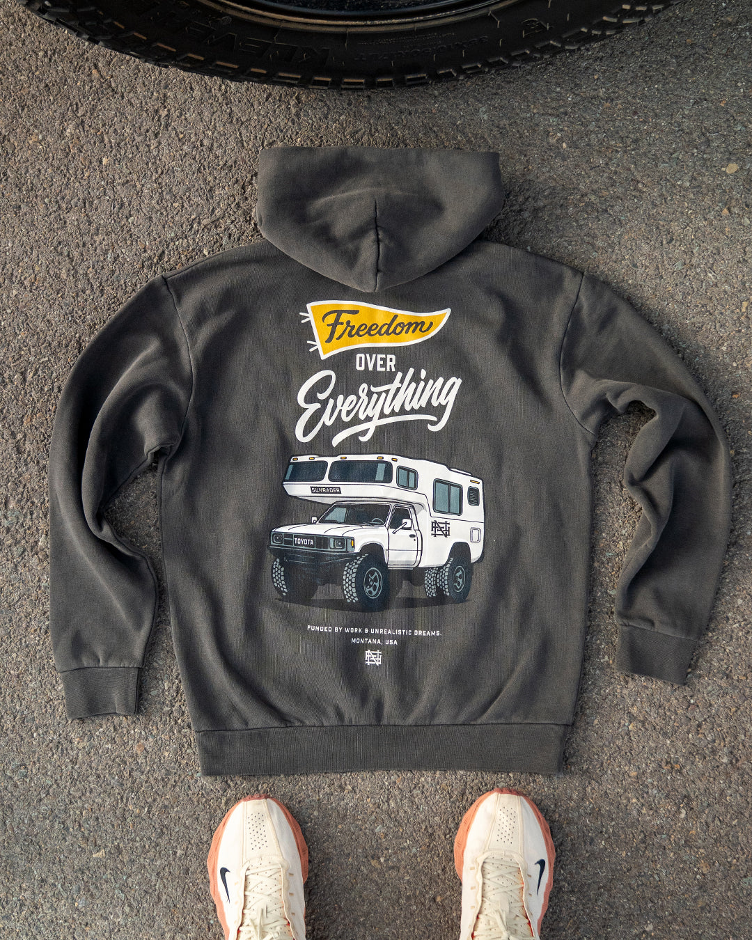 SUNRADER FREEDOM HOODIE - BLACK