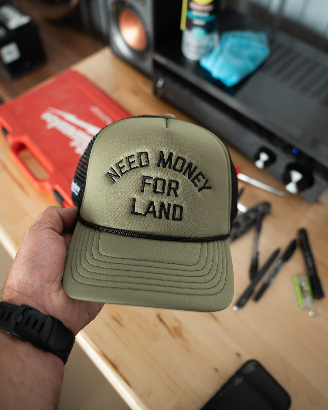 NMFL FOAM TRUCKER - OLIVE