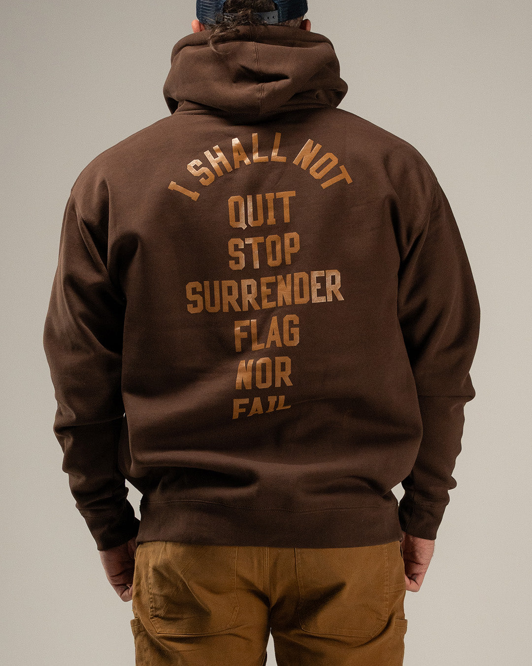 ANTHEM HOODIE - BROWN