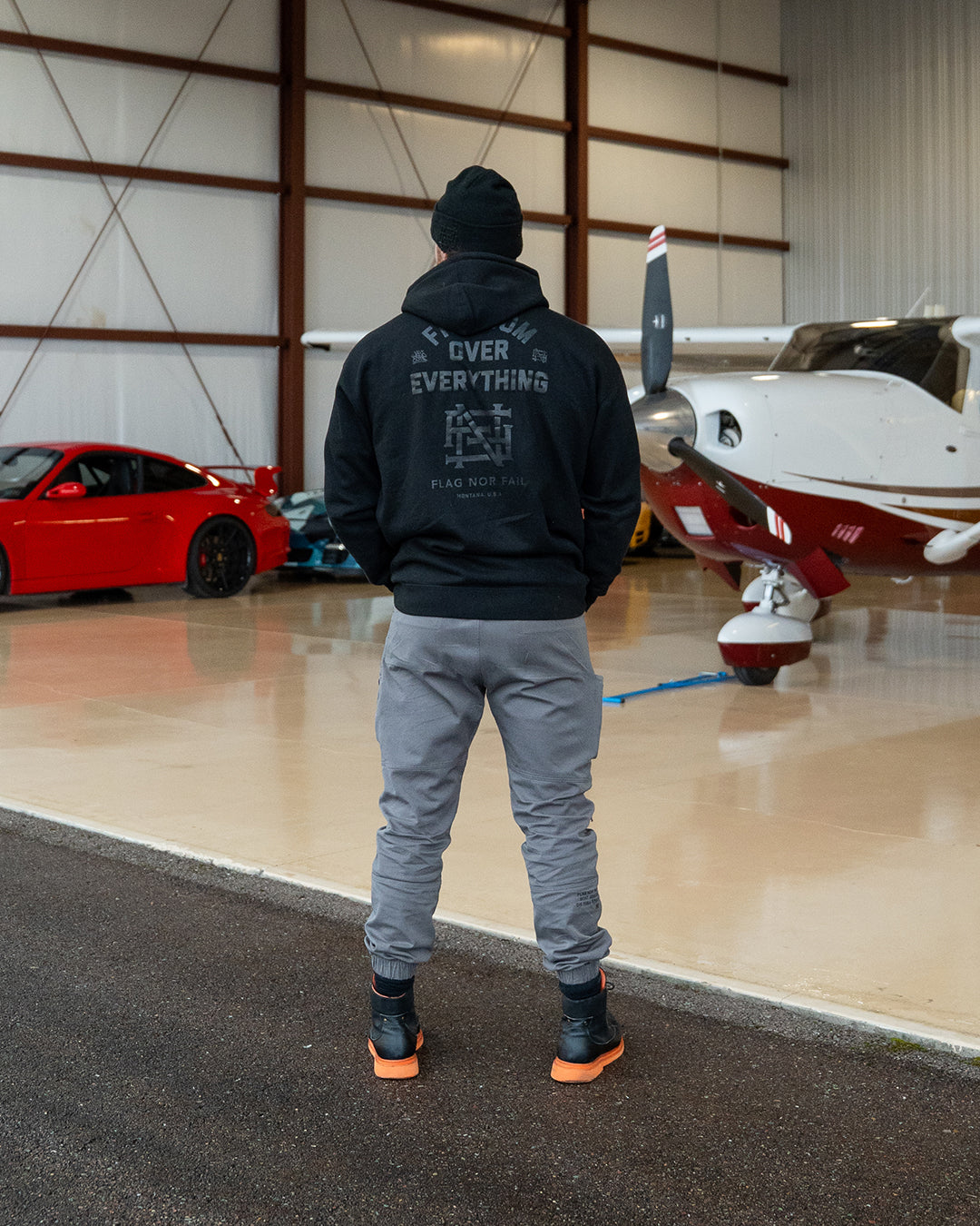 FREEDOM HOODIE - BLACK