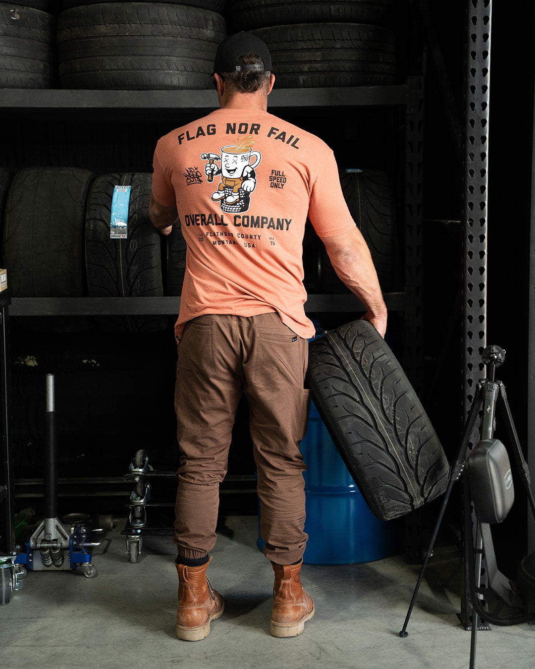 OVERALL SUPPLY  TEE - ORANGE