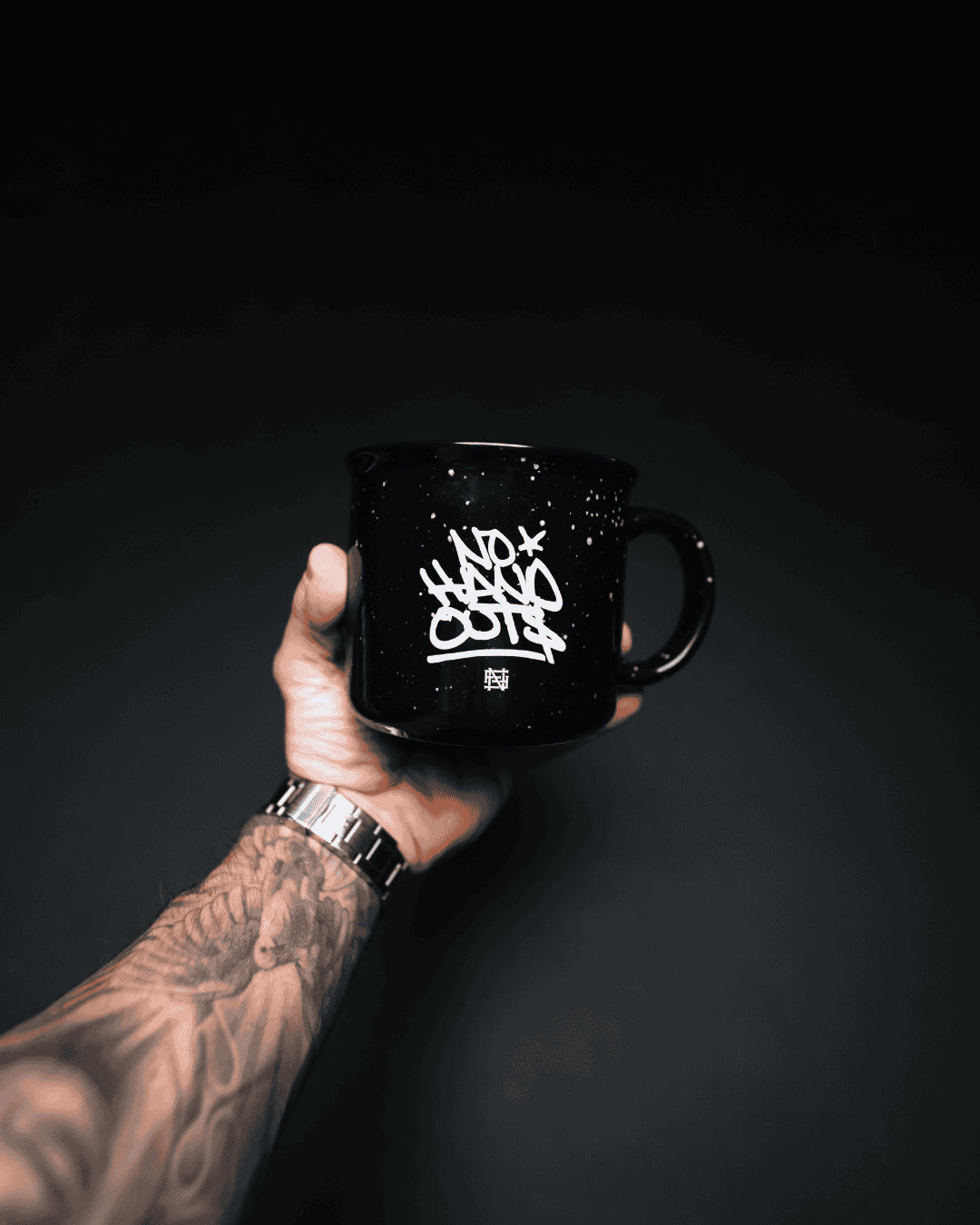 ALL DAY ALL NIGHT MUG - BLACK