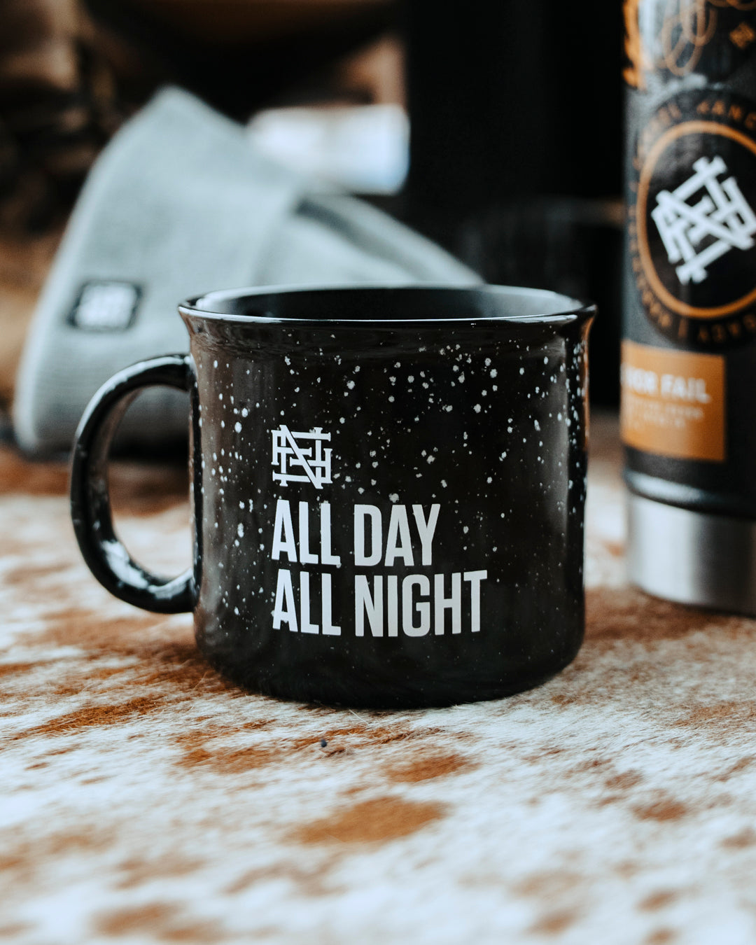 ALL DAY ALL NIGHT MUG - BLACK