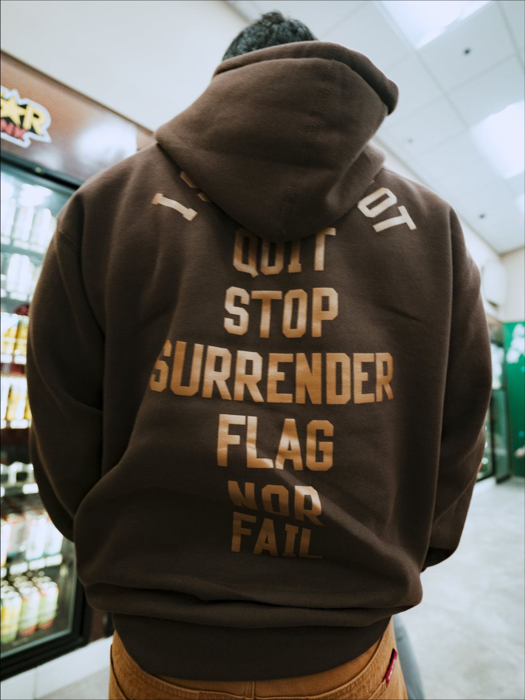 ANTHEM HOODIE - BROWN