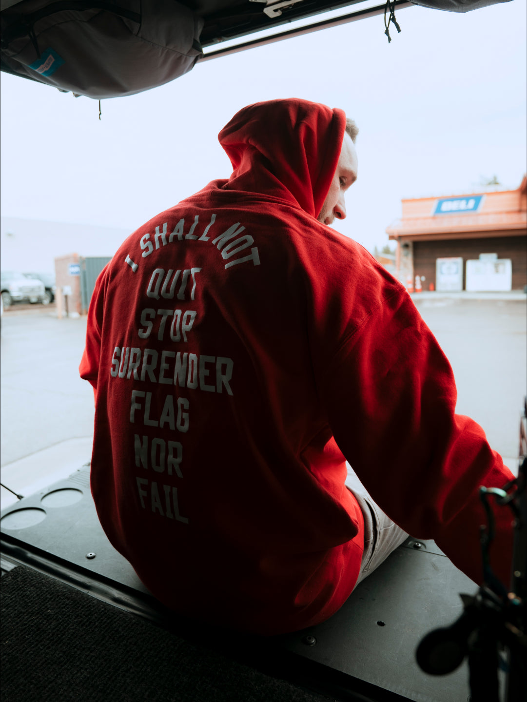 ANTHEM HOODIE - RED