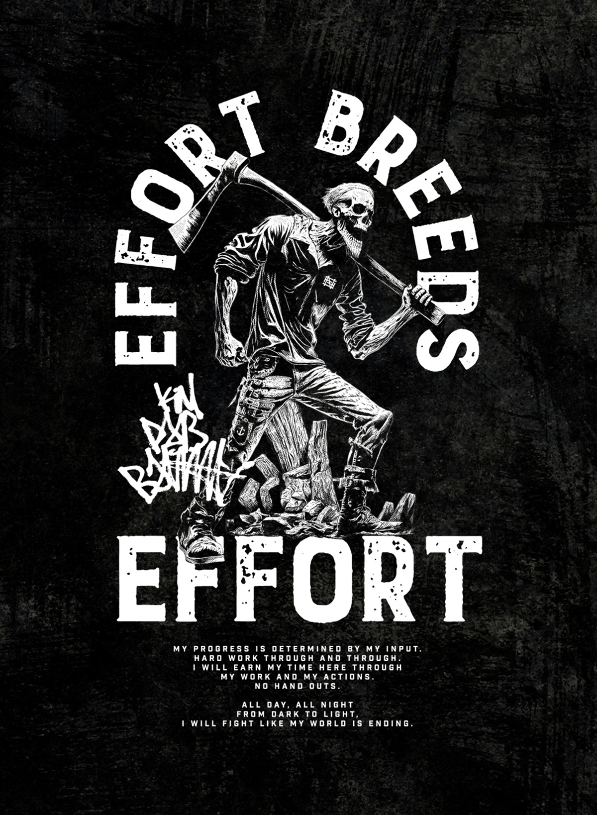 EFFORT BREEDS EFFORT METAL TANK- WHITE