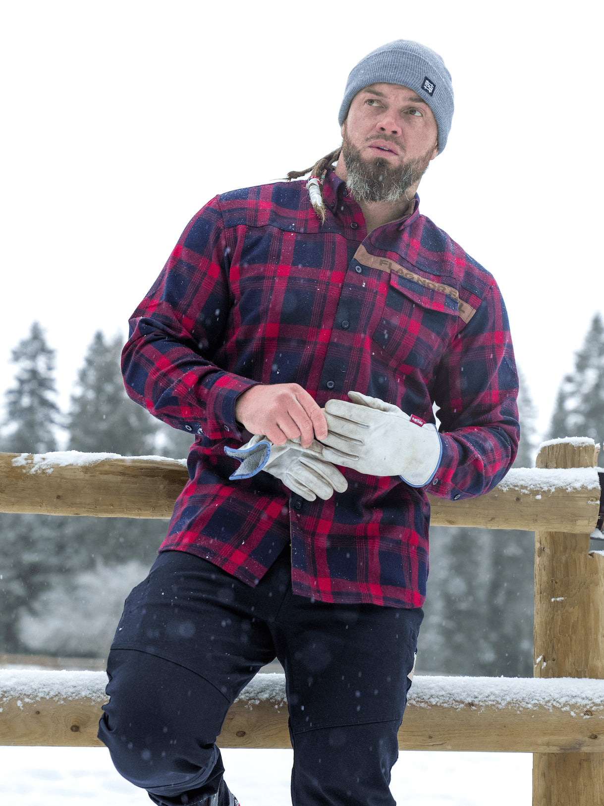 MEN'S FOREVER FLANNEL - RED