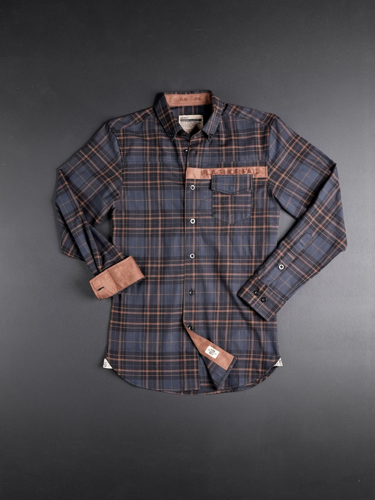 MIDWEIGHT FOREVER FLANNEL-NAVY