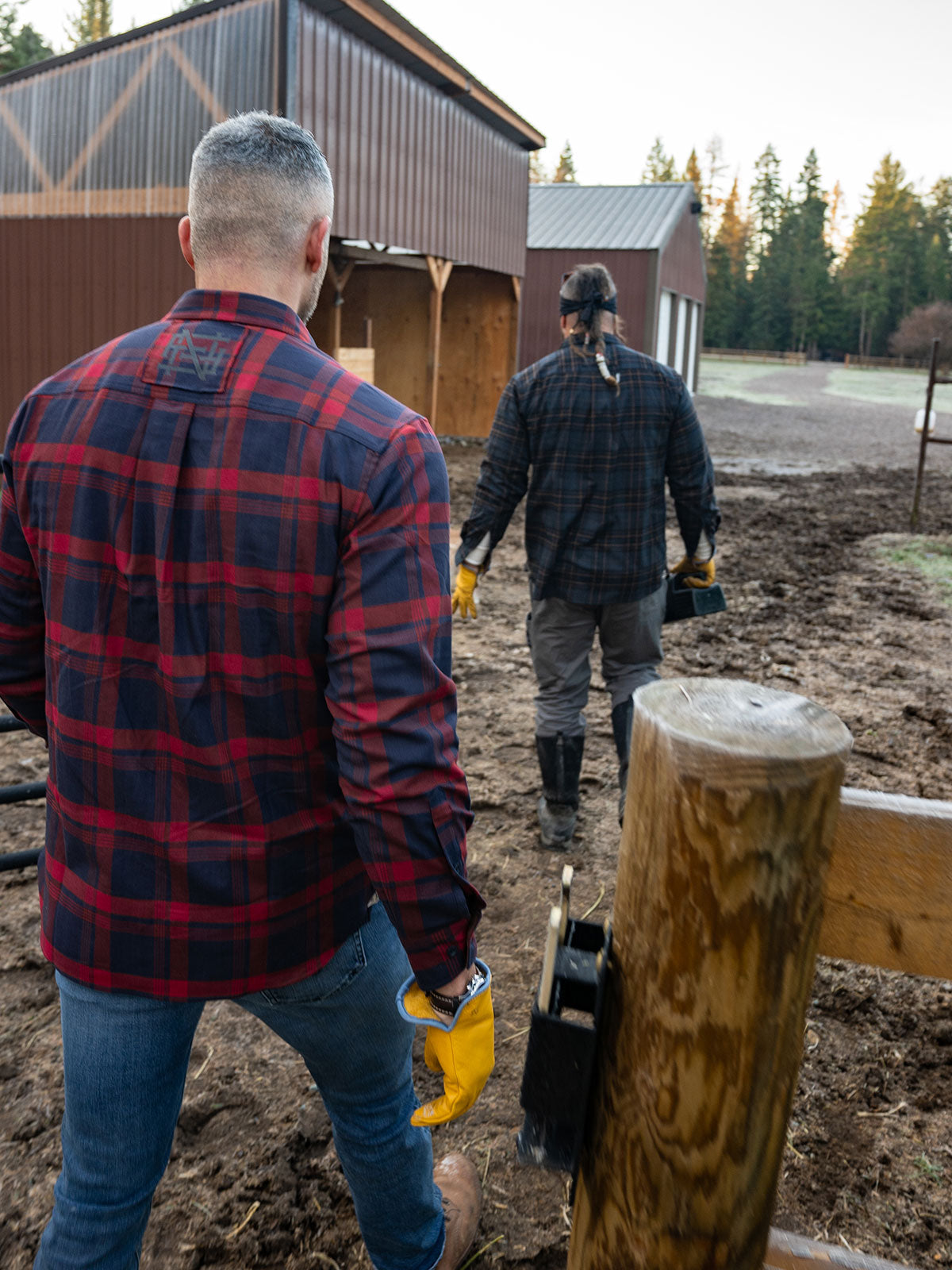 MIDWEIGHT FOREVER FLANNEL - RED