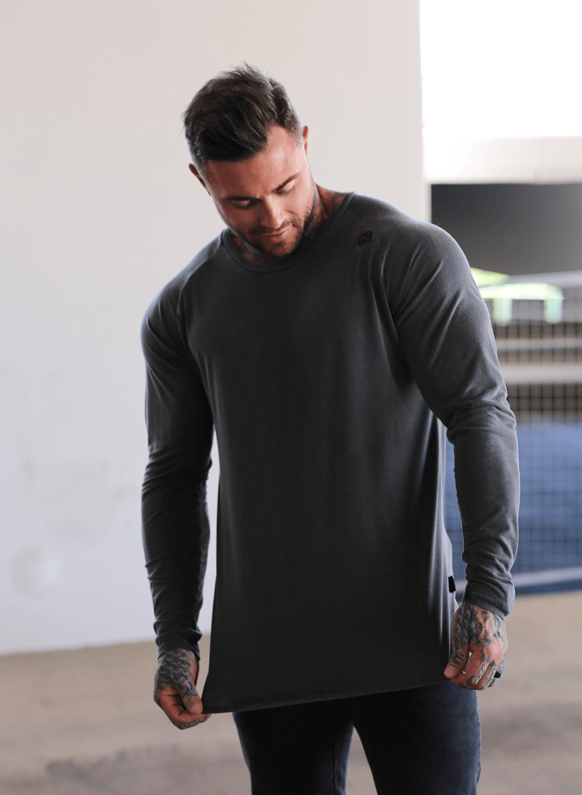 MOTO LONG SLEEVE - BLACK