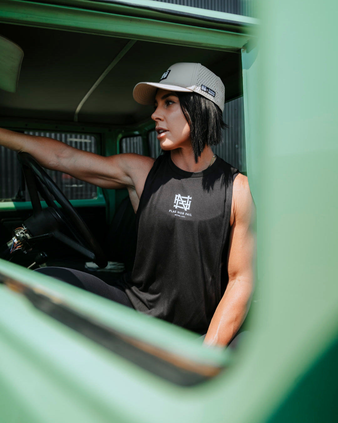 NO HANDOUTS BRO TANK - BLACK