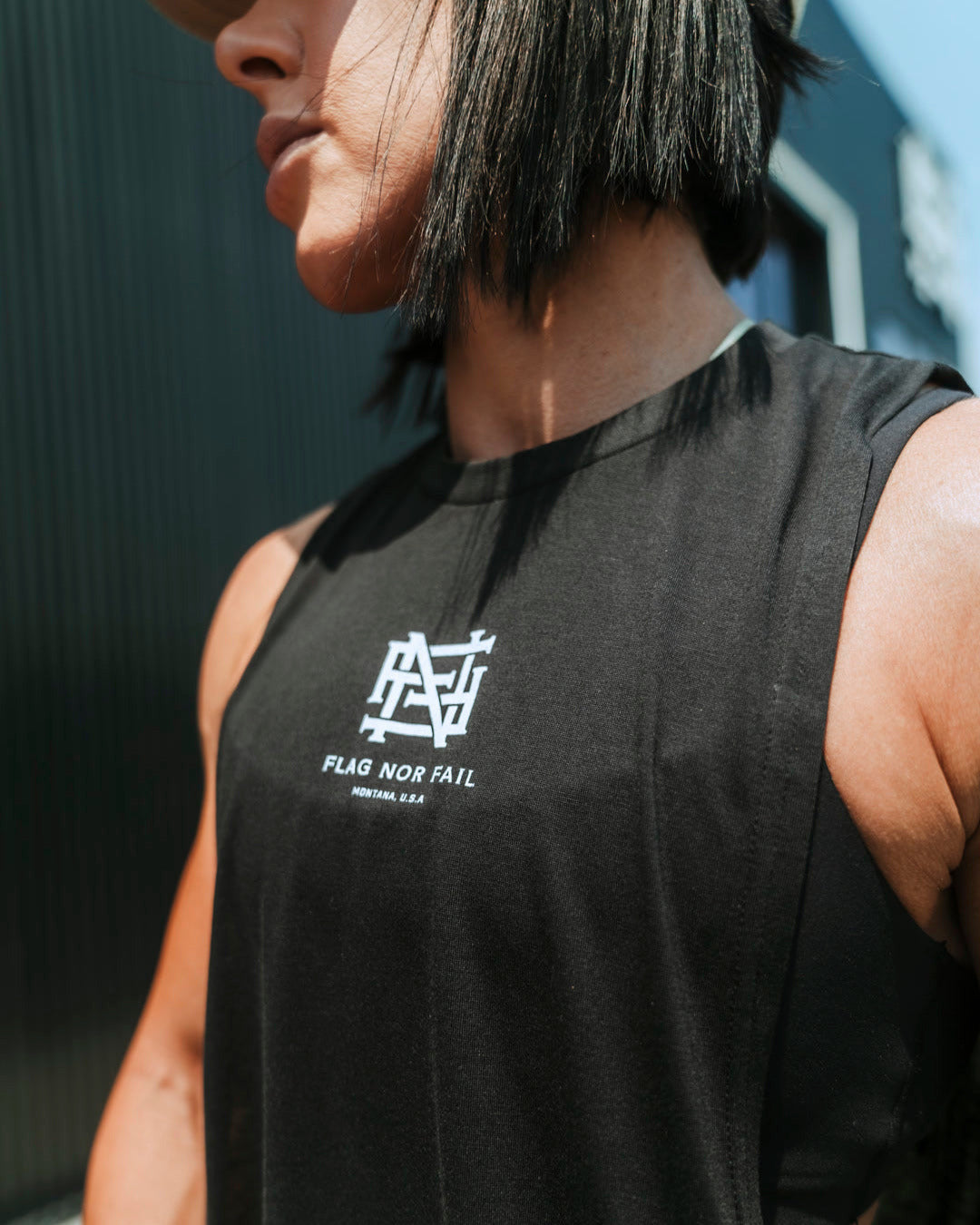 NO HANDOUTS BRO TANK - BLACK