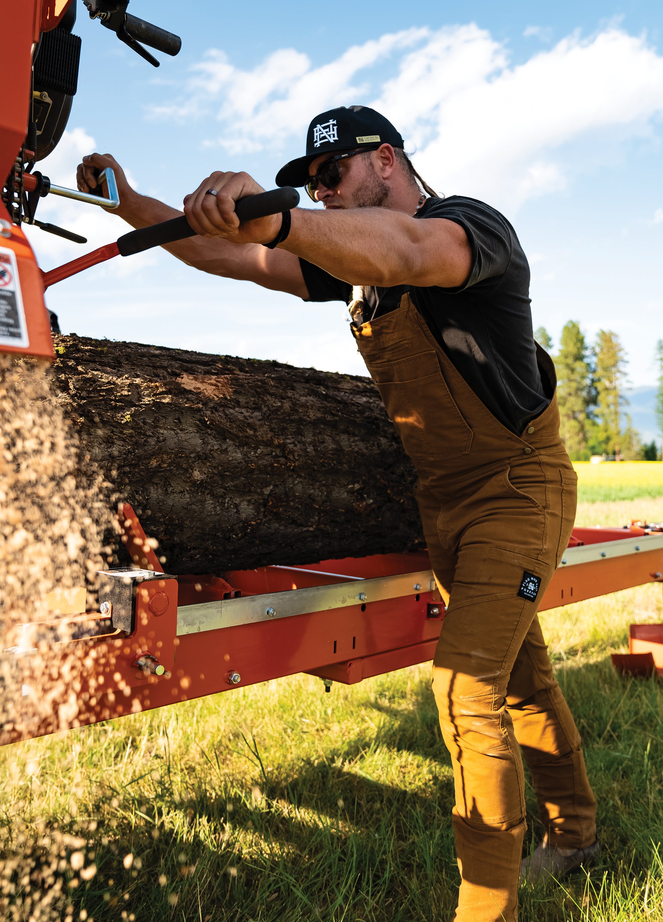 FOREVER OVERALLS - TIMBER – FLAG NOR FAIL