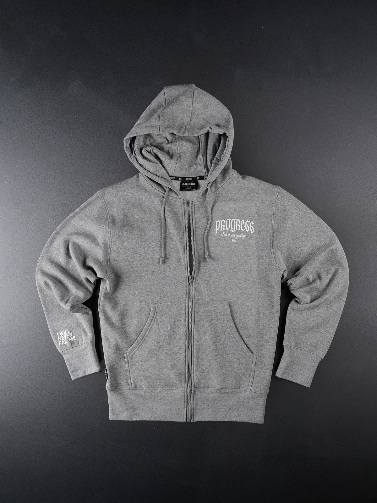 PROGRESS ZIP-UP- GREY