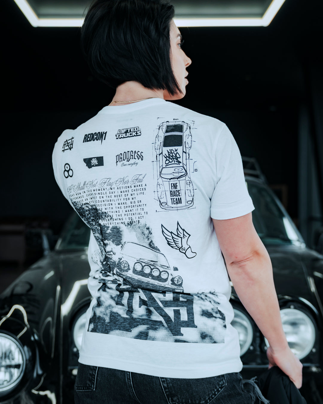 RACE TEAM TEE - WHITE