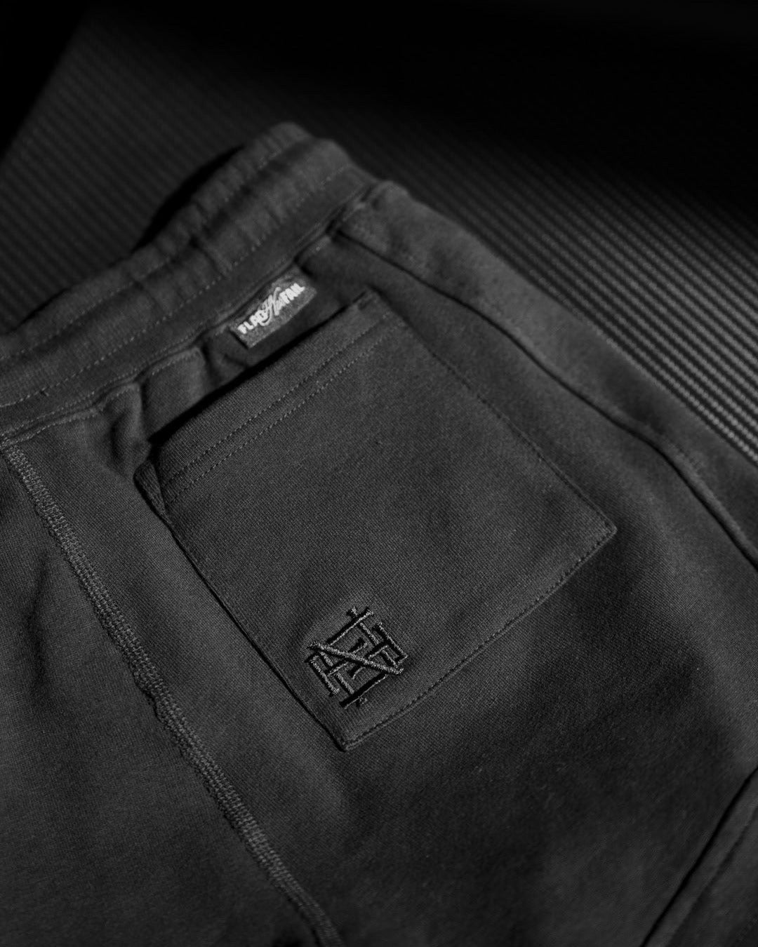 WOMENS TERRY SHORTS- BLACK