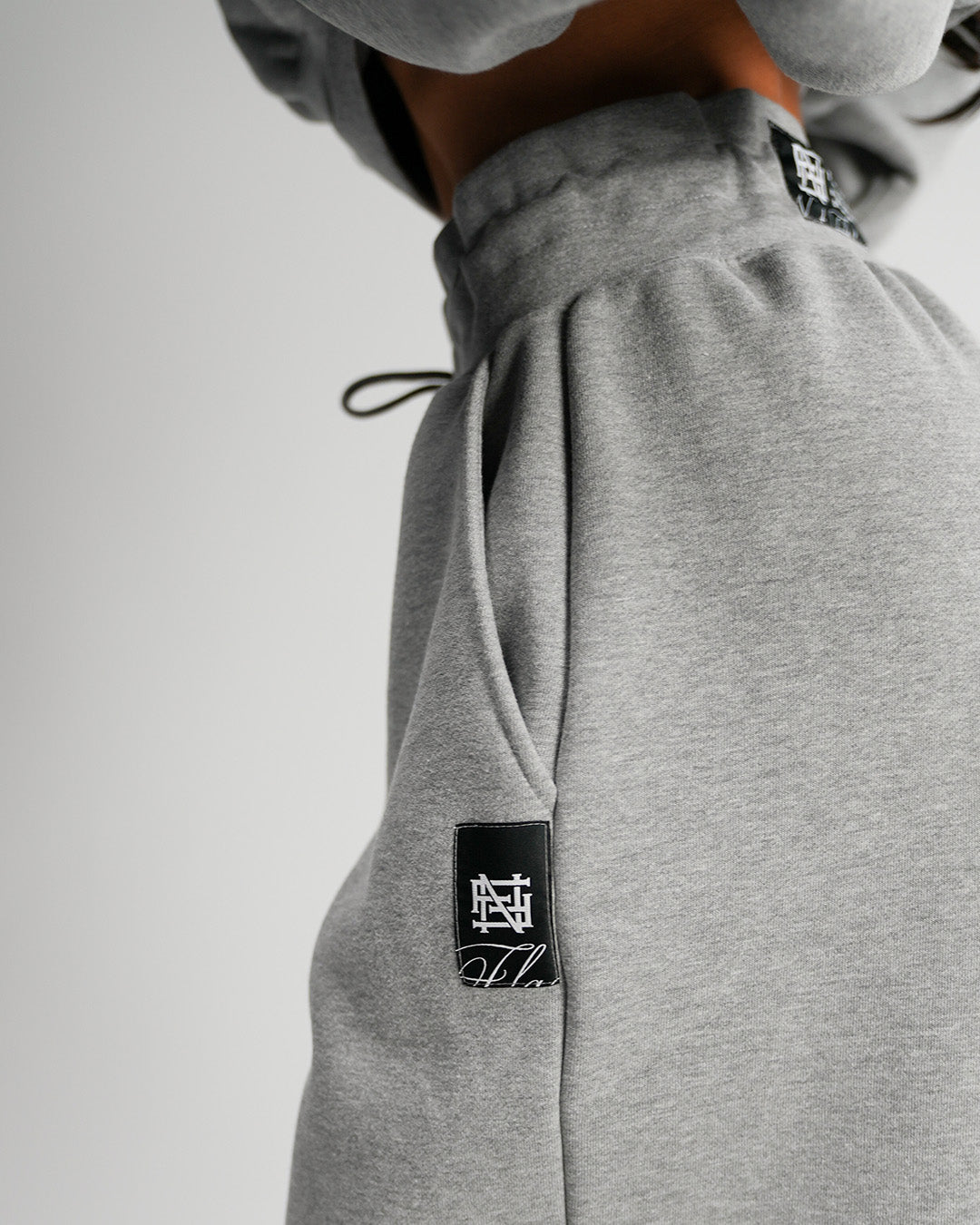 WOMENS OVERSIZED SWEATPANTS - HEATHER GREY