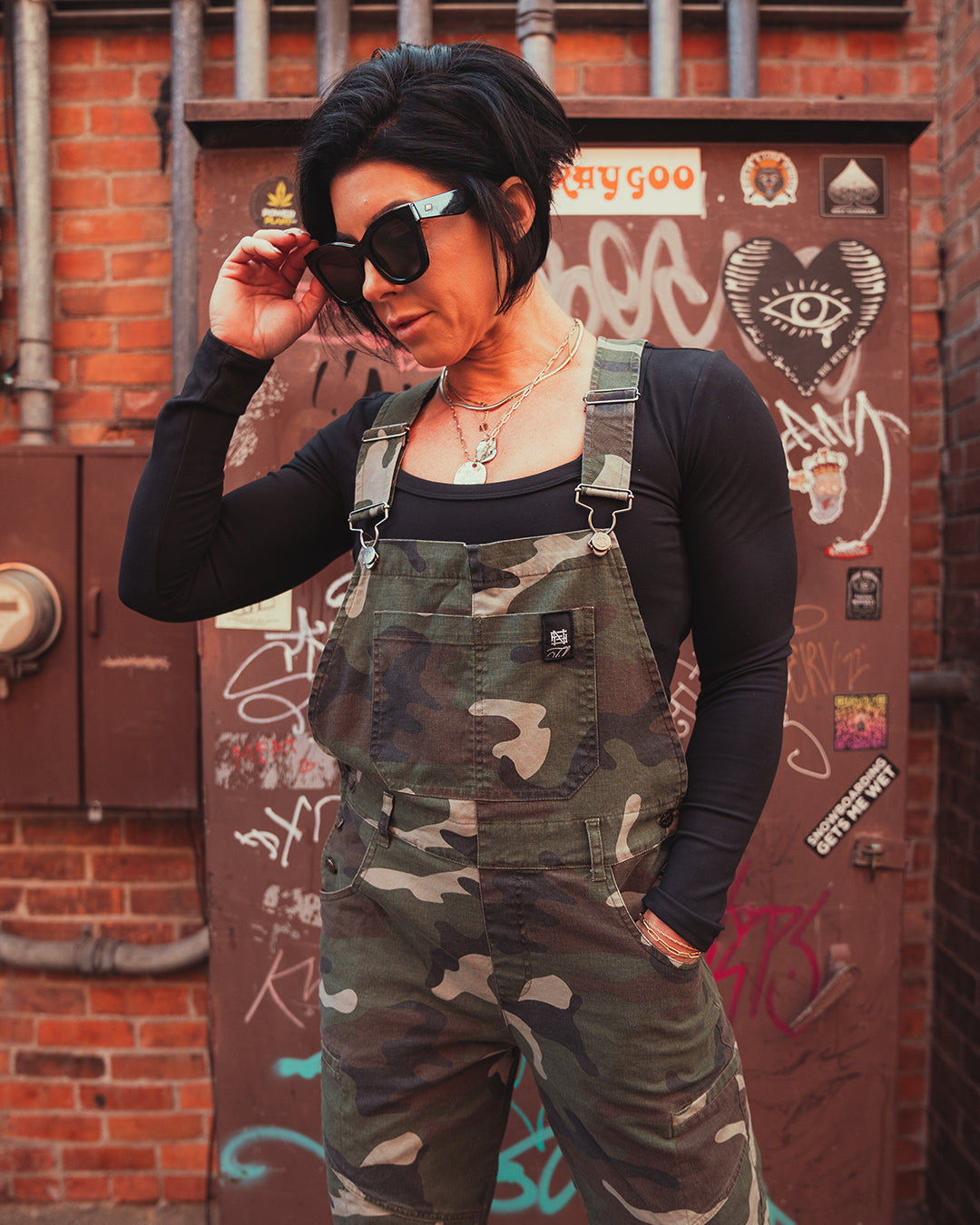 WOMENS FOREVER OVERALLS - CAMO