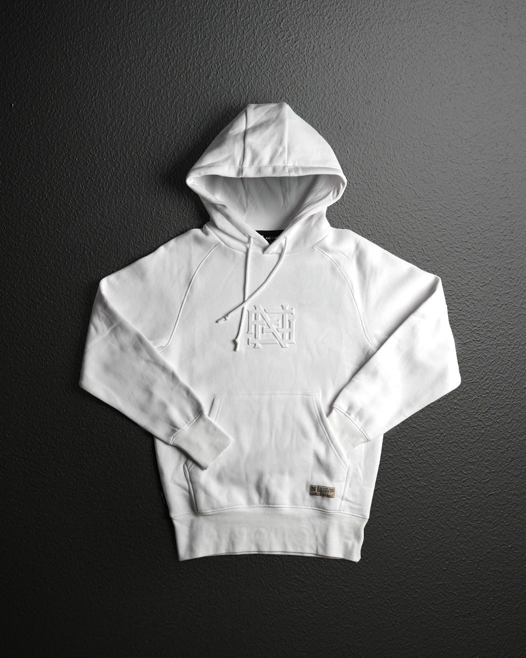 EMBOSSED PULLOVER-WHITE