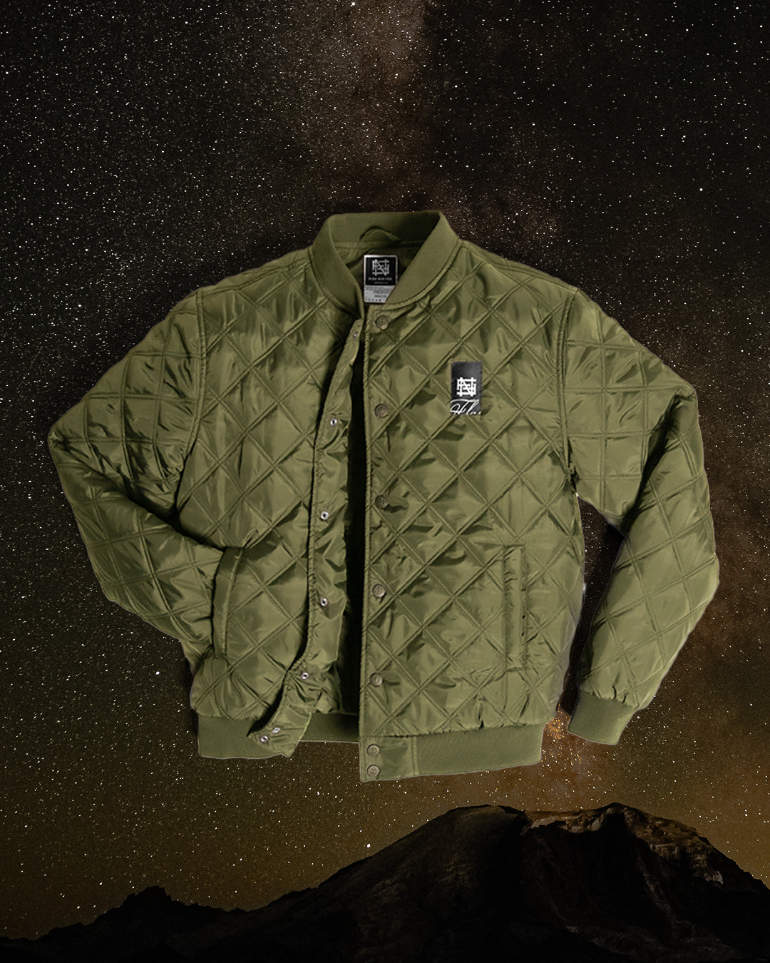 BOMBER JACKET - OLIVE