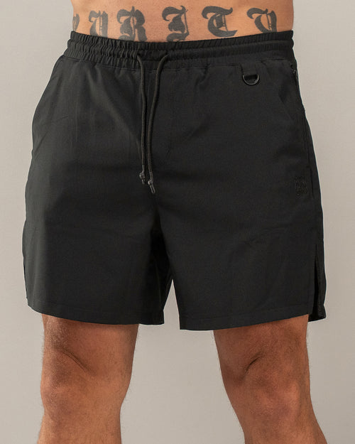 MENS HYBRID SHORTS - BLACK
