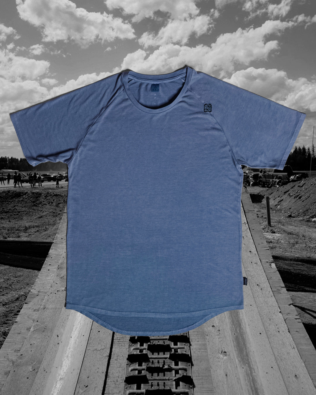 MOTO TEE - BLUE