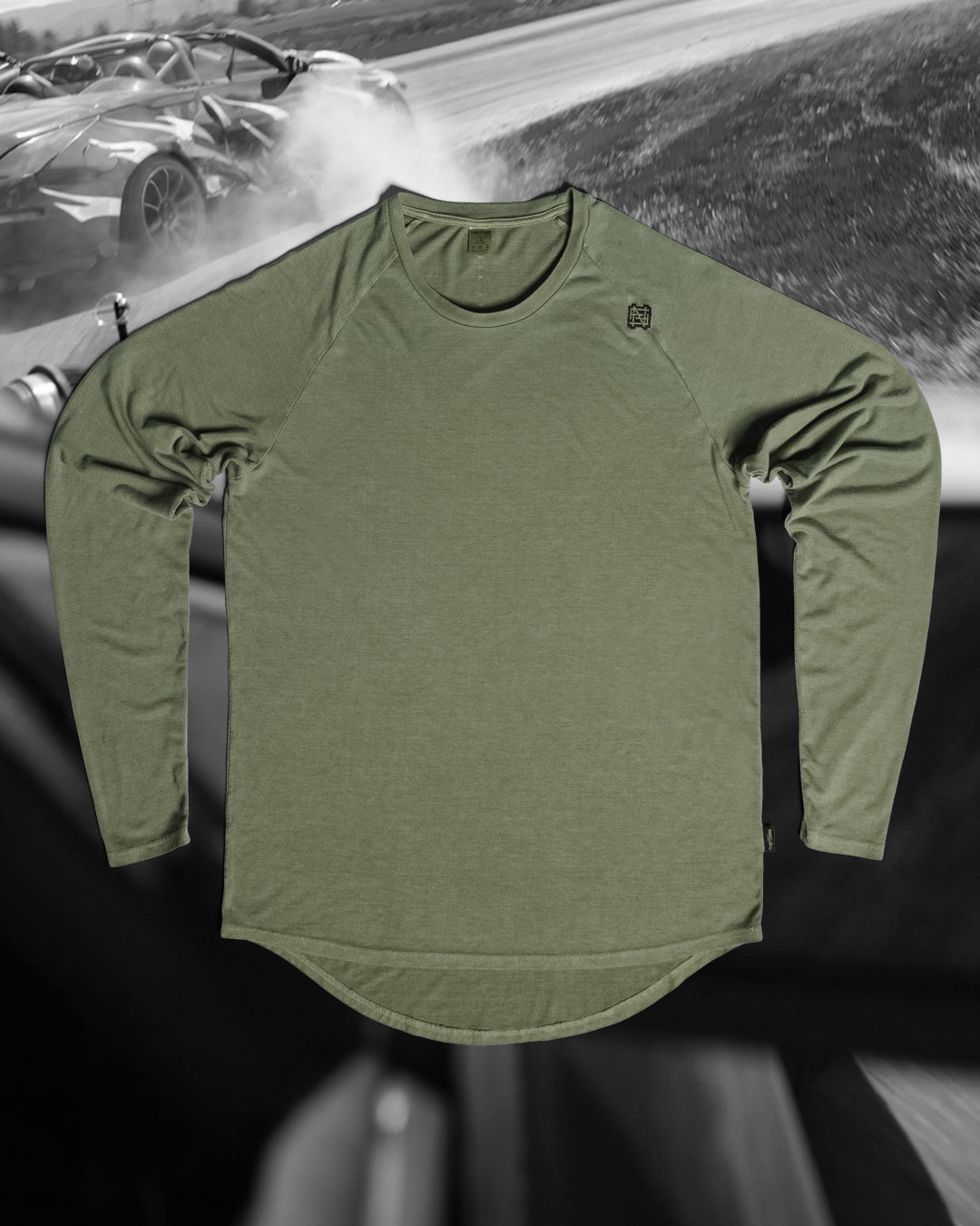 MOTO LONG SLEEVE - OLIVE
