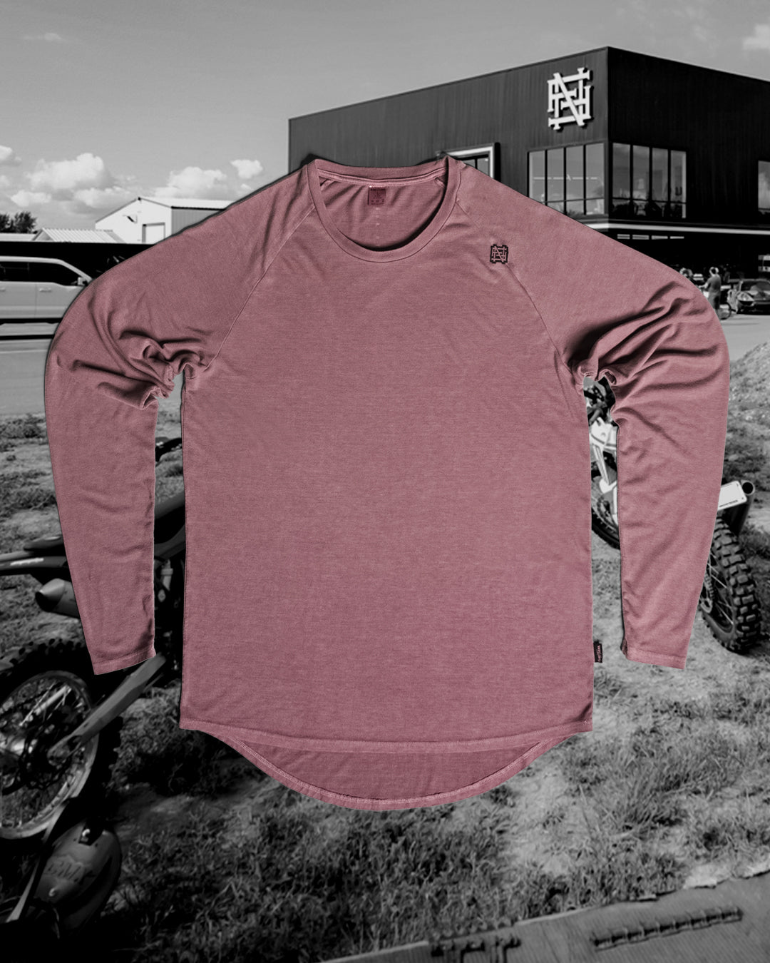 MOTO LONG SLEEVE - RED