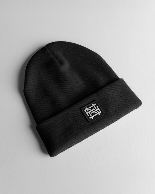 YOUTH PATCH BEANIE - BLACK