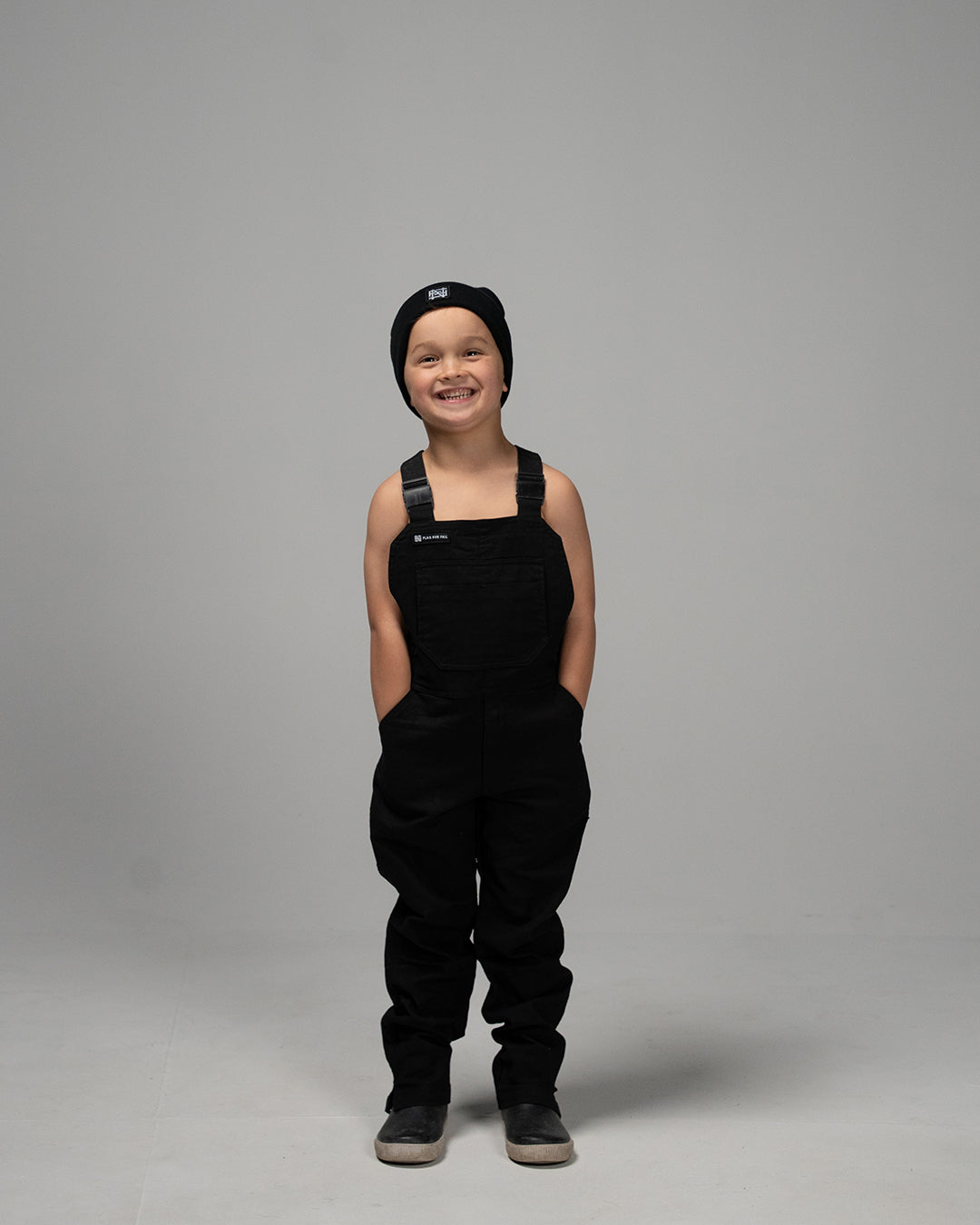 YOUTH OVERALLS - BLACK