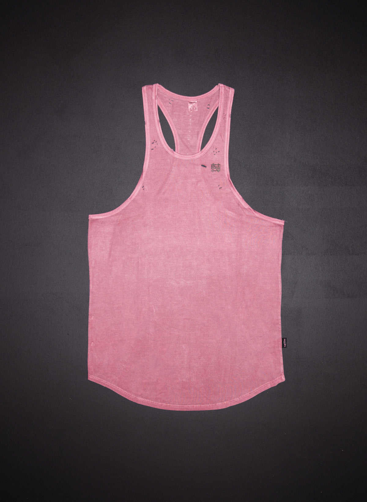 MOTO DISTRESSED STRINGER - RED