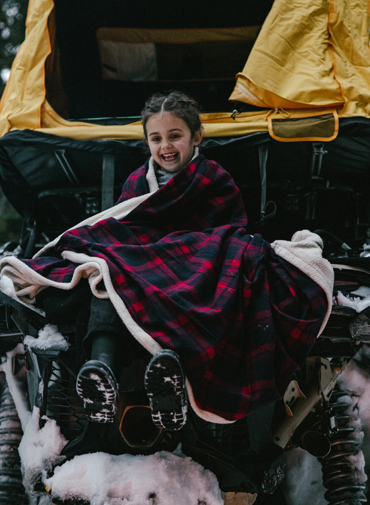 SHERPA BLANKET - BLACK