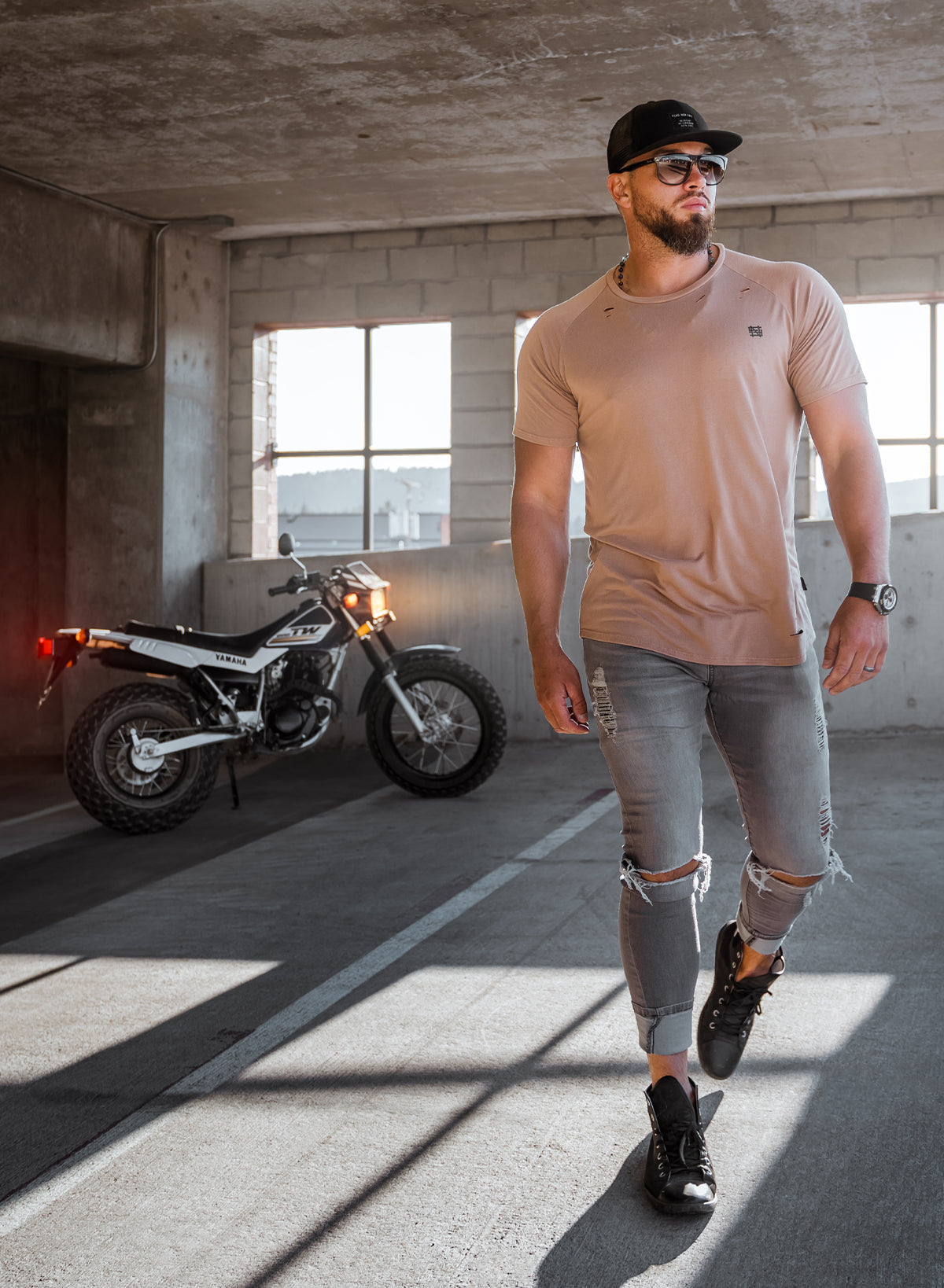 MOTO TEE - CEDAR