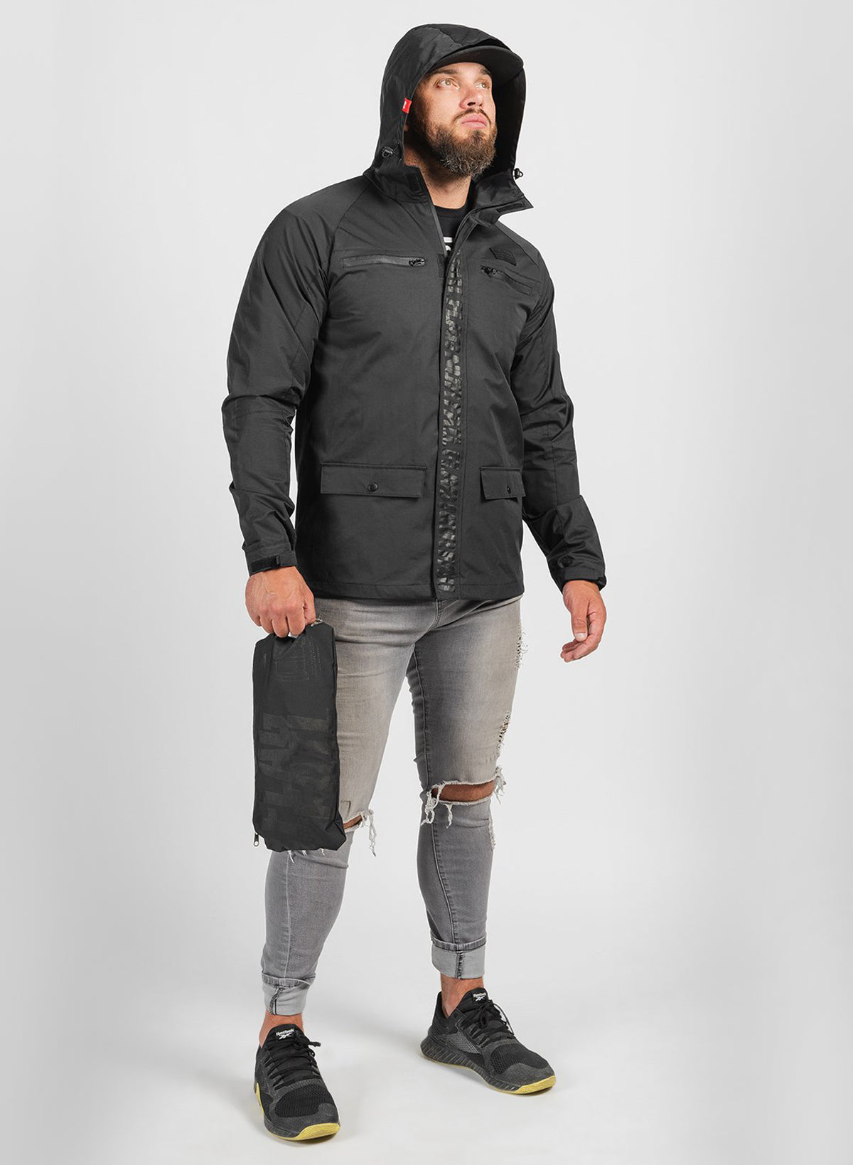 RAIN JACKET - BLACK