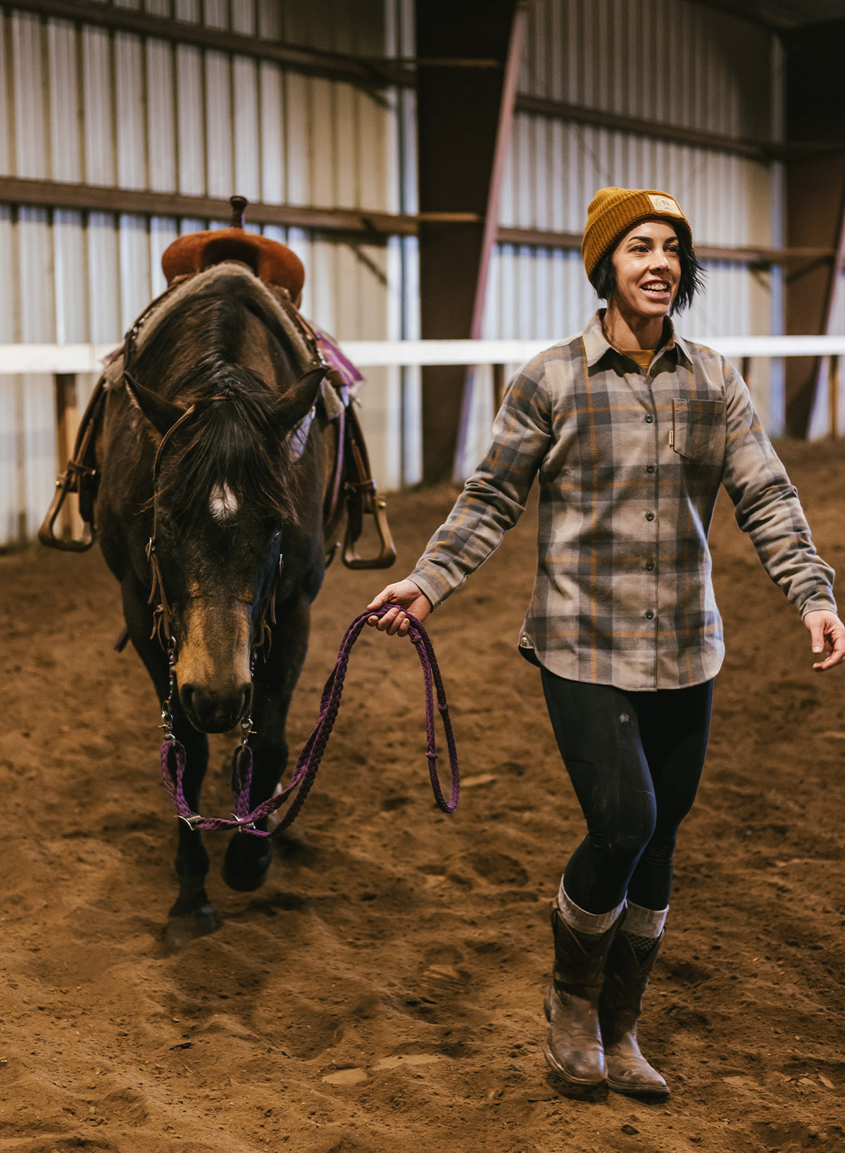 WOMEN'S FOREVER FLANNEL - TIMBER